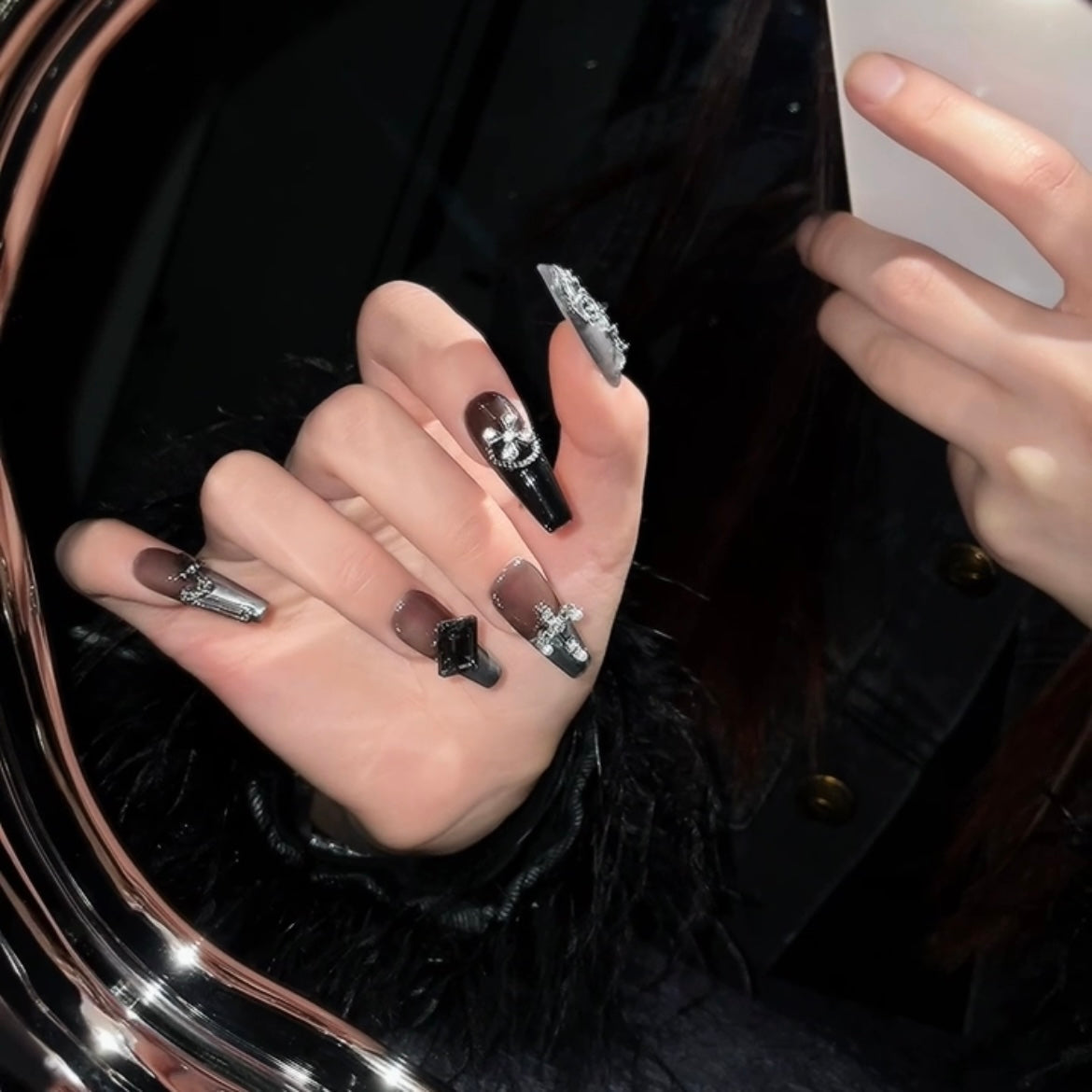 Gothic Glam Nails